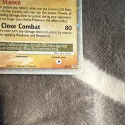 Pokemon TCG Lucario LV.X Promo Holo DP12 Pokemon Promos Promo Holo Rare (2007) - Image 4