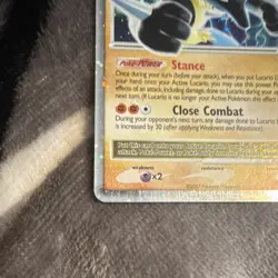 Pokemon TCG Lucario LV.X Promo Holo DP12 Pokemon Promos Promo Holo Rare (2007) - Image 5