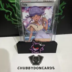 Pokemon Tulip 244/182 Ultra Rare Full Art Trainer SV04 Paradox Rift - Image 1
