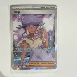 Pokemon Tulip 244/182 Ultra Rare Full Art Trainer SV04 Paradox Rift - Image 2