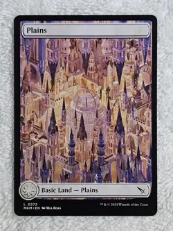MTG Plains #272 Full Art Murders at Karlov Manor Magic Card Land NM - Image 1
