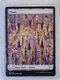 MTG Plains #272 Full Art Murders at Karlov Manor Magic Card Land NM - Image 5