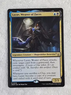 MTG Lazav, Wearer of Faces #216 Murders at Karlov Manor Magic Card Rare NM - Image 1