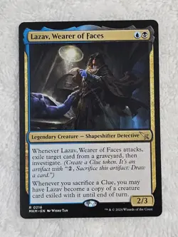 MTG Lazav, Wearer of Faces #216 Murders at Karlov Manor Magic Card Rare NM - Image 2