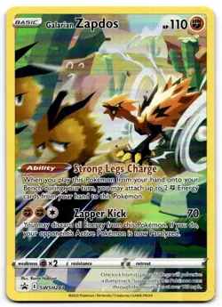 Galarian Zapdos SWSH283 Holo Promo Sword & Shield Promo Pokemon Holo Near Mint - Image 1