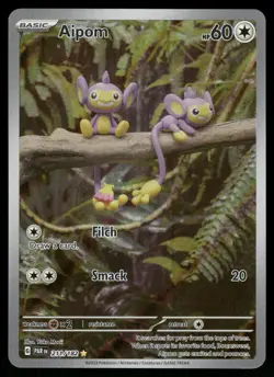 Aipom 211/182 Illustration Rare Paradox Rift Pokemon NM - Image 1