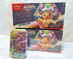 Pokemon TCG Prismatic Evolutions Surprise Box Lot of 2 & Umbreon Mini Tin New - Image 1