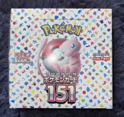 Pokemon Scarlet & Violet 151 Booster Box Japanese Factory Sealed w/ Shrink Wrap - Image 1
