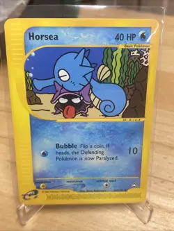 Horsea 84/147 Aquapolis Set Common Regular Pokemon TCG MP Condition - Image 1