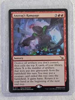 MTG Anzrag's Rampage #111 Murders at Karlov Manor Magic Card Rare NM - Image 4