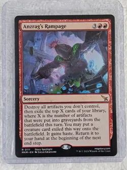 MTG Anzrag's Rampage #111 Murders at Karlov Manor Magic Card Rare NM - Image 5