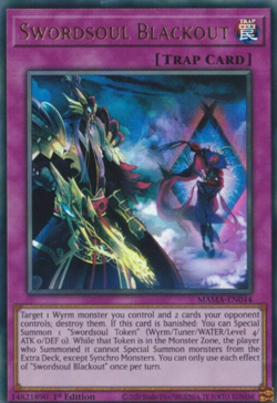 Swordsoul Blackout MAMA-EN044 Yugioh 1st Edition (New) Ultra Rare - Image 1