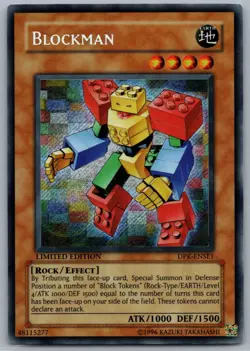 Blockman Secret Rare Duelist Pack Special Edition DPK-ENSE1 LP-NM YuGiOh - Image 1
