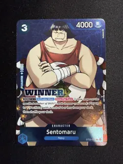 Sentomaru Tournament Pack Vol. 3 Winner One Piece Foil Promo Card ST03-007 NM - Image 1