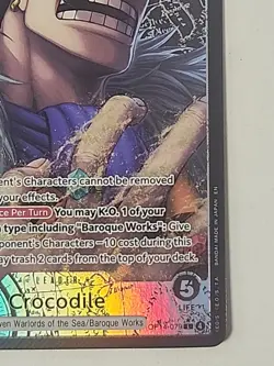 One Piece OP14-079 Crocodile Alt Art Leader – The Azure Sea’s Seven English NM - Image 5