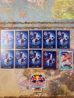 One Piece Red Bull Double Don Event Don Set, Promo And Sticker - Image 4