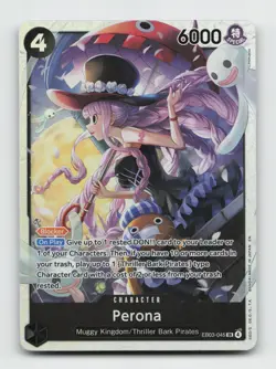 Perona (045) SR Extra Booster: One Piece Heroines Edition EB03-045 NMFoil - Image 1