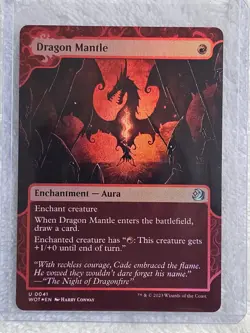 MTG Dragon Mantle FOIL - Wilds of Eldraine (WOE) #41 Magic Card U NM - Image 4