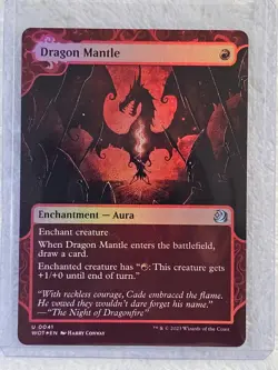 MTG Dragon Mantle FOIL - Wilds of Eldraine (WOE) #41 Magic Card U NM - Image 5