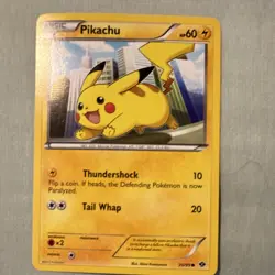Pokemon Pikachu Next Destinies Basic Card 39/99 Regular 60 HP Thundershock - Image 1