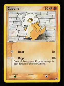 Cubone 60/113 Delta Species Pokemon Card -A6 - Image 1