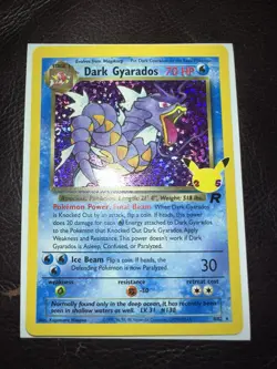 Pokemon Dark Gyarados Holo TCG Card Celebrations Classic Collection 8/82 NM - Image 1