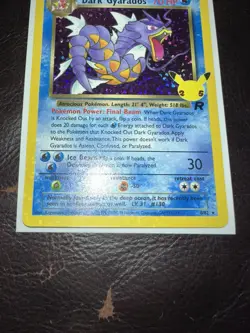 Pokemon Dark Gyarados Holo TCG Card Celebrations Classic Collection 8/82 NM - Image 4