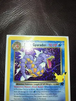 Pokemon Dark Gyarados Holo TCG Card Celebrations Classic Collection 8/82 NM - Image 5