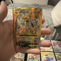 Pokemon TCG M Charizard EX Mega Holo Dragon Card 220 HP - Image 1