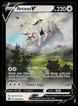 Arceus V SWSH204 Holo Sword & Shield Promo Pokemon Card - Image 1