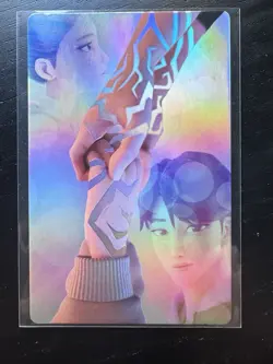 McDonald's Kpop Demon Hunter Card Rumi & Jinu Hands Holo Ultra Rare - Image 1