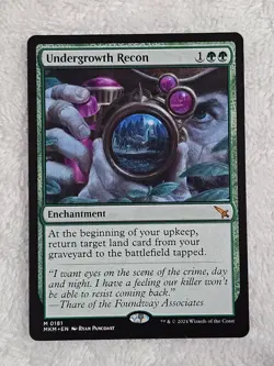 MTG Undergrowth Recon #181 Murders at Karlov Manor Magic Card Mythic NM - Image 1