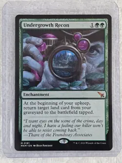 MTG Undergrowth Recon #181 Murders at Karlov Manor Magic Card Mythic NM - Image 5