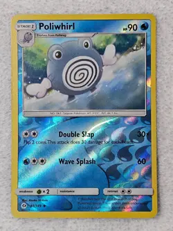 Poliwhirl 31/149 Sun & Moon Base Set 2017 Reverse Holo Uncommon Pokemon Card NM - Image 1