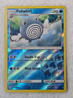 Poliwhirl 31/149 Sun & Moon Base Set 2017 Reverse Holo Uncommon Pokemon Card NM - Image 2
