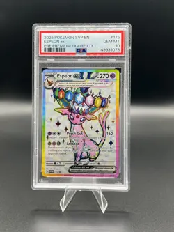 ESPEON EX 2025 POKEMON SVP PROMO PREMIUM FIGURE COLLECTION #175 PSA 10 - Image 1