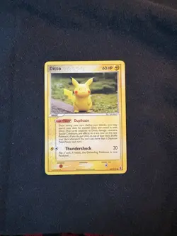 Pokemon Ditto 63/113 EX Delta Species Common Basic Lightning 60HP 2005 Card - Image 1