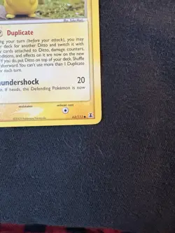 Pokemon Ditto 63/113 EX Delta Species Common Basic Lightning 60HP 2005 Card - Image 5