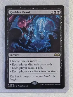 MTG Rankle's Prank Wilds of Eldraine #102 Magic Gathering Card Rare NM - Image 5