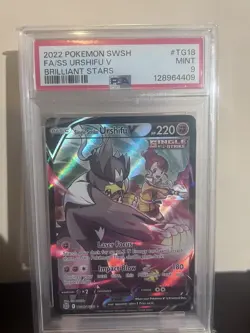 2022 Pokemon Brilliant Stars Urshifu V TG18 Full Art MINT TG18/TG30 - Image 1