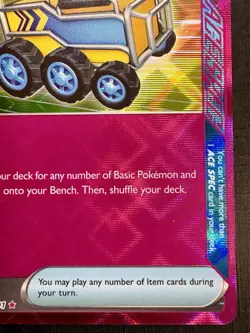 Precious Trolley 185/191 Sv08: Surging Sparks ACE SPEC HOLO - Pink Star Pokemon - Image 3