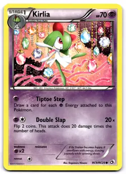KIRLIA RC9/RC25 HOLO COMMON LEGENDARY TREASURES: RADIANT COLLECTION POKEMON NM - Image 1