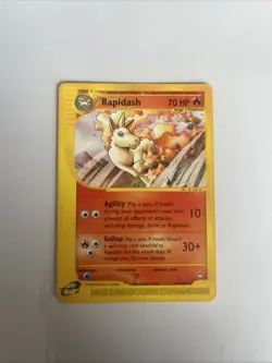 Pokemon TCG Rapidash Aquapolis 31/147 Non-Holo Rare Card E Reader - Image 1
