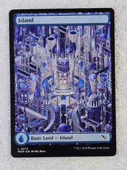 MTG Island #273 Full Art Murders at Karlov Manor Magic Card Land NM - Image 2