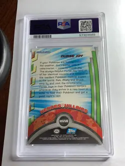 2000 Topps Pokemon TV #HV16 Nurse Joy Foil Animation Series 3 PSA 9 MINT - Image 2