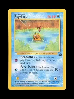 Pokemon TCG Psyduck 20 Black Star Promo NM/Mint WOTC Vintage - Image 1