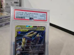 2019 Pokemon Japanese Tag Team GX 099/173 Garchomp & Giratina GX PSA 10 - Image 2
