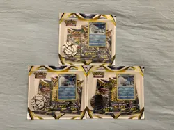 (Lot Of 3) Pokemon Brilliant Stars 3 Pack Blister Glaceon Promo New Sealed - Image 1