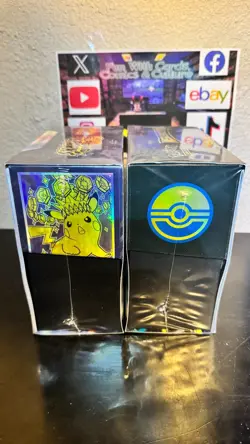 Pokemon Mega Evolutions ETB Lucario & Surging Sparks ETB Pikachu Sealed - Image 4
