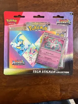 Pokemon TCG Scarlet Violet Prismatic Evolutions Tech Sticker Collection Sylveon - Image 1